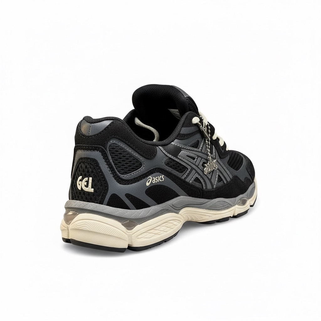 Modelo Asics Gel Preto/Cinza