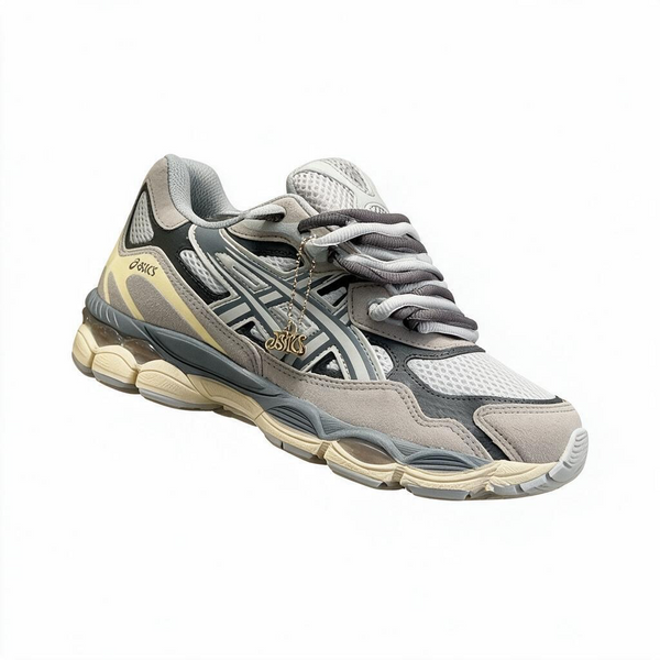 Modelo Asics Gel Cinza/bege